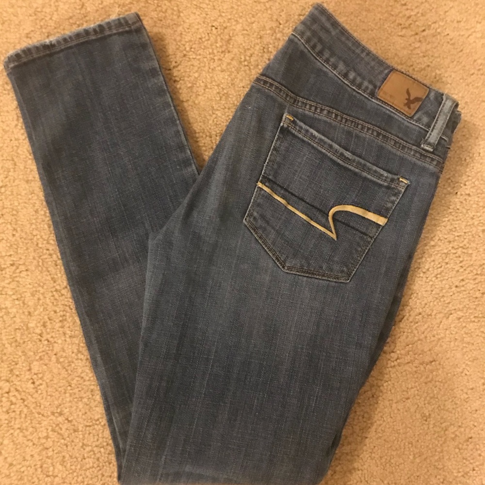 American eagle skinny jeans 6